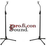 PROFICON SOUND MIC STAND 3 black οικονομική ρυθμιζόμενη βάση δαπέδου μικροφώνου με σπιράλ λεπτή σχεδίαση εξαιρετικής ποιότητας με μεγάλη σταθερότητα